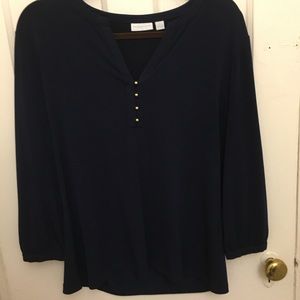 Navy blouse from New York & Company (XL)